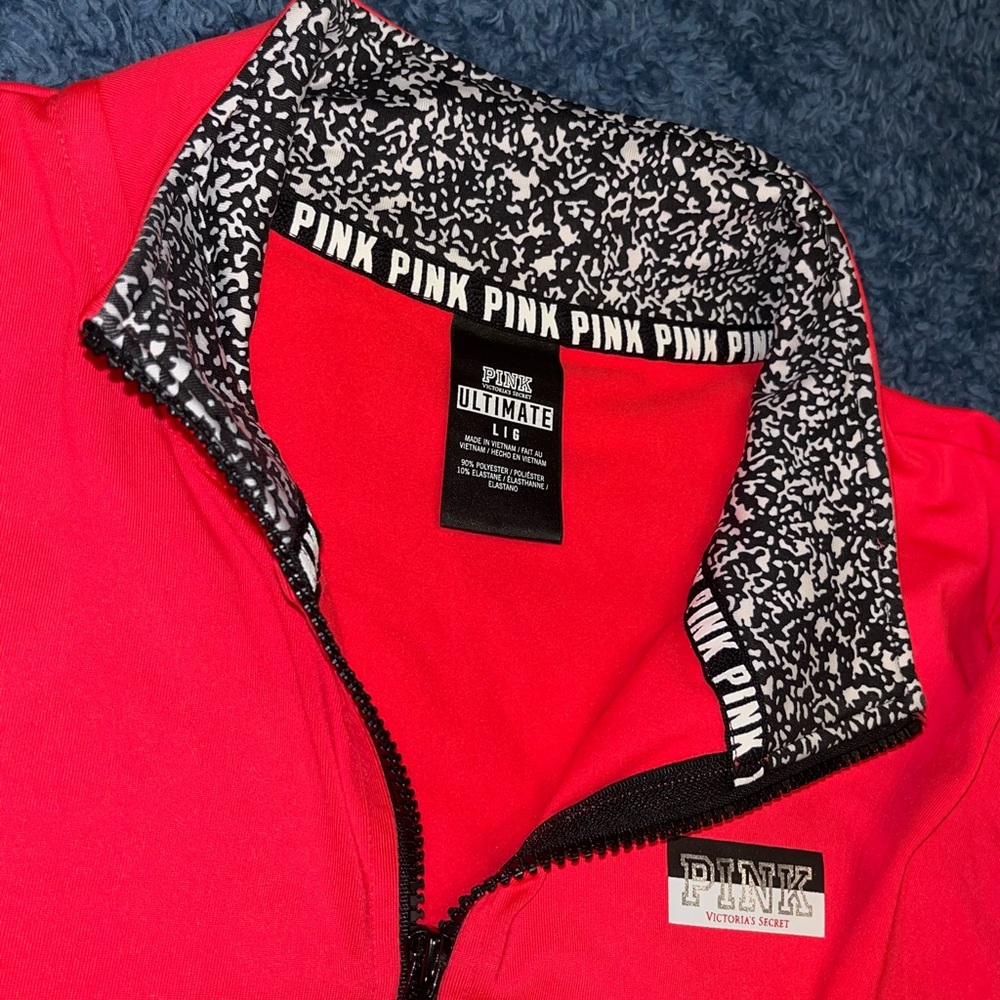 Victoria's Secret PINK Quarter-Zip Pullover